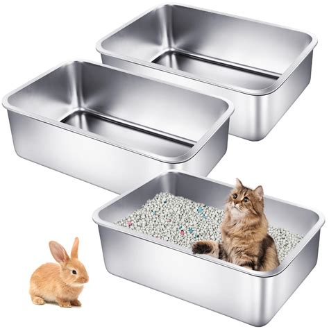 stainless steel litter box reviews|stainless steel litter box temu.